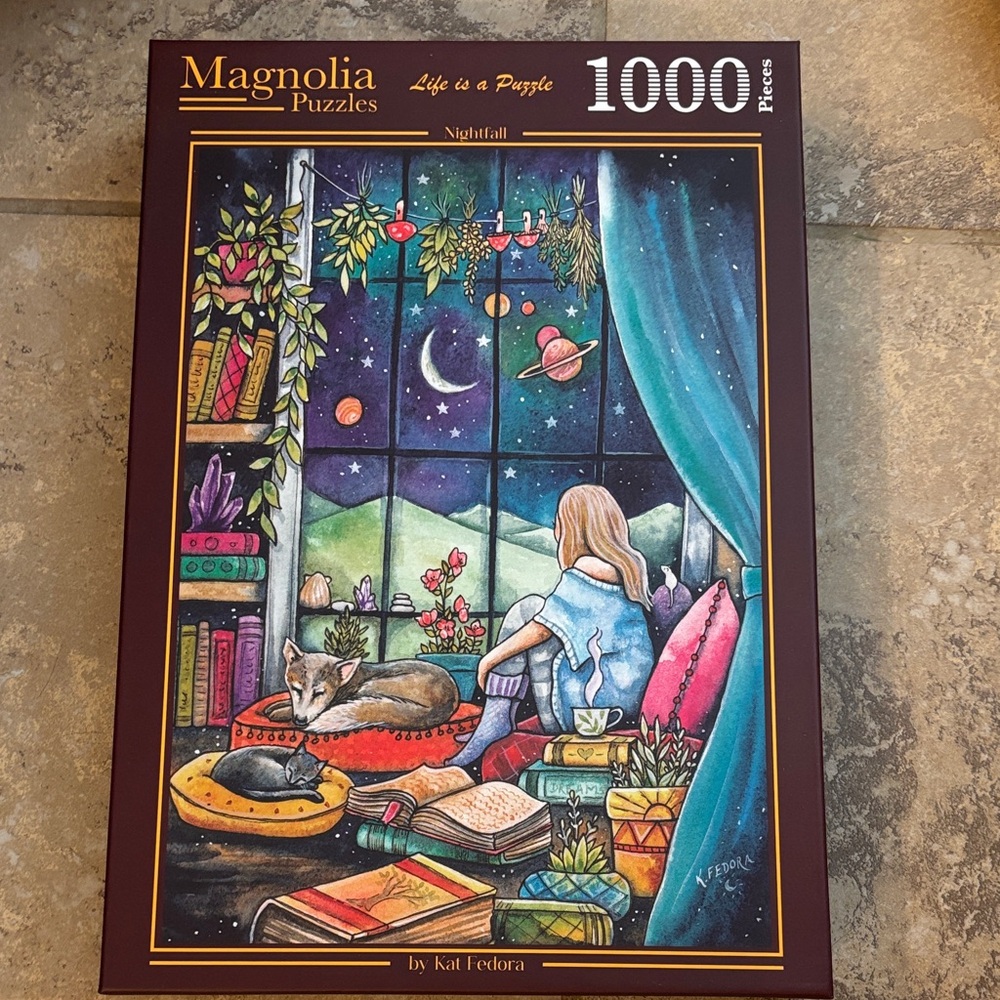 Magnolia 1000 Piece Puzzle, Nightfall